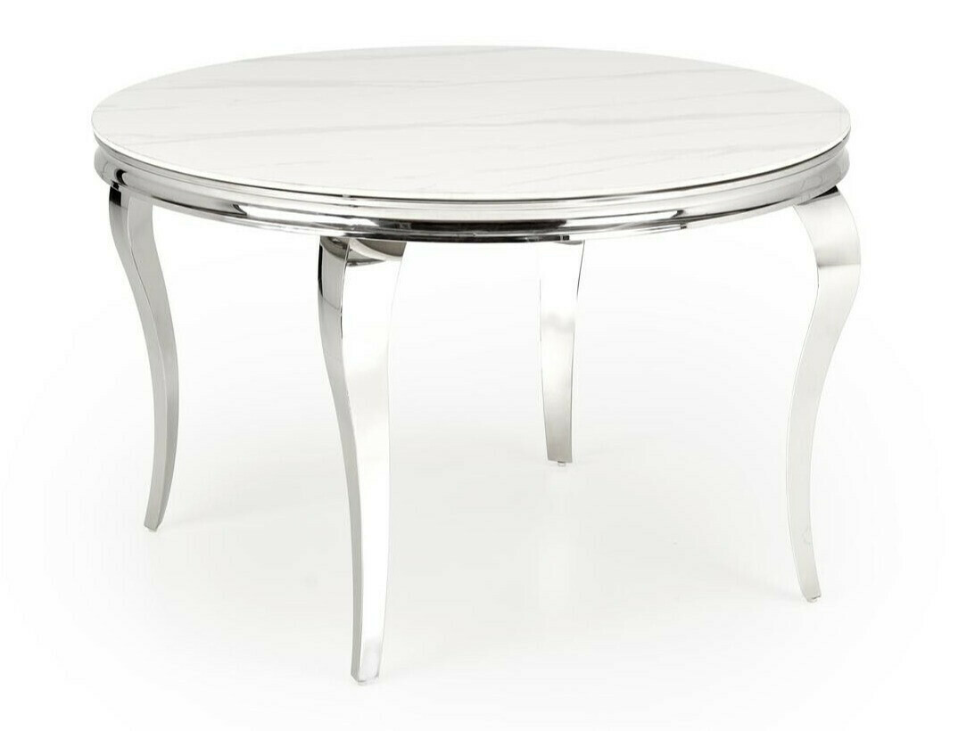 Étkezőgarnitúra Houston 1828 (Fehér márvány + Szürke)