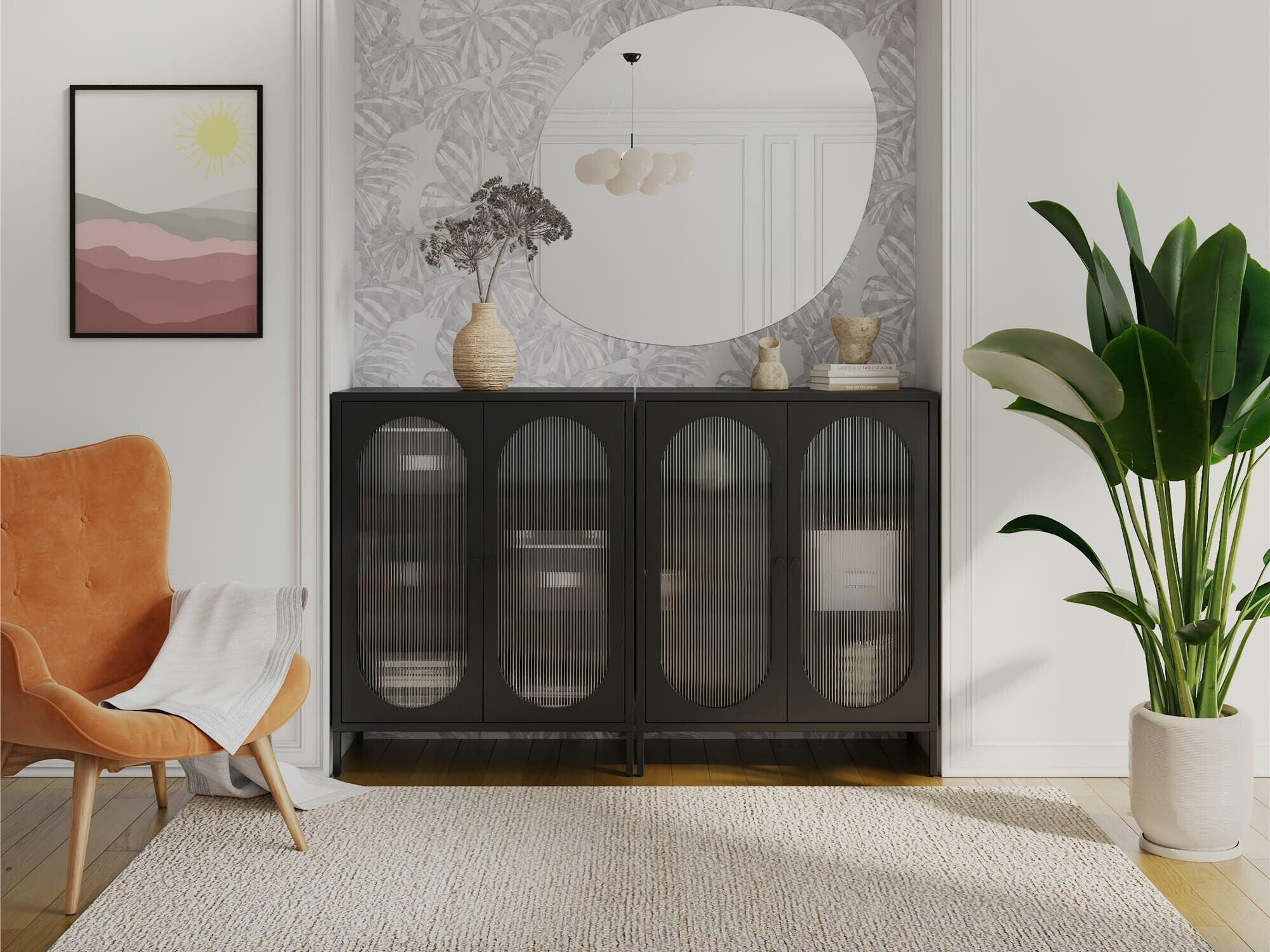 Szekrény Tulsa 653 (Fekete)