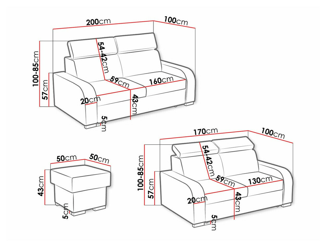 Kárpitozott bútorok Etrcala 107 (Crown 4)