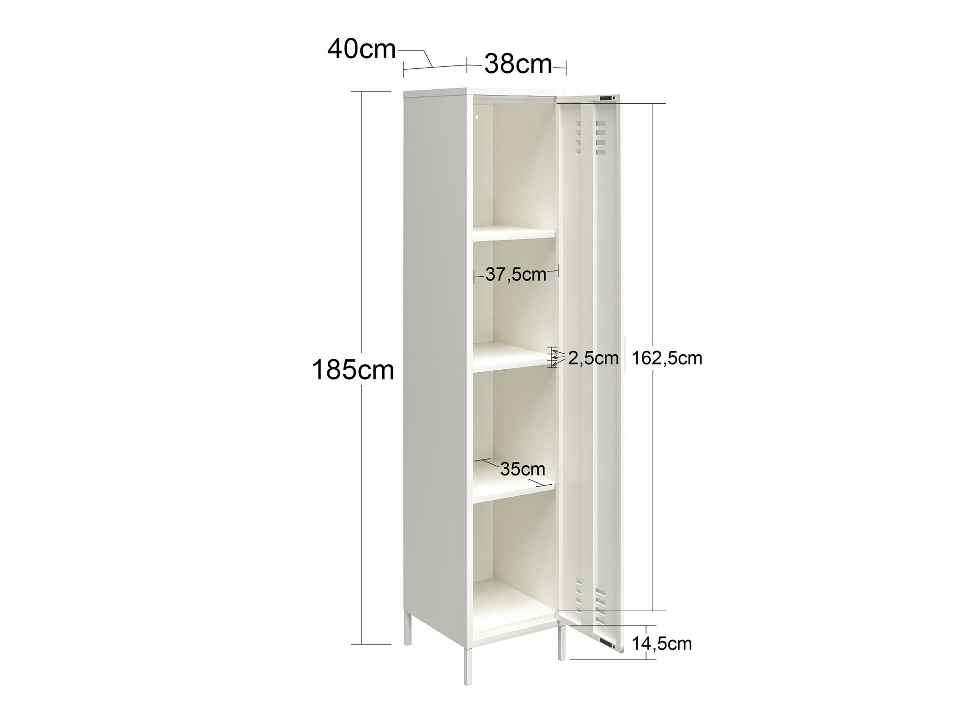 Könyvespolc Ophfere 103 (Rózsaszín)