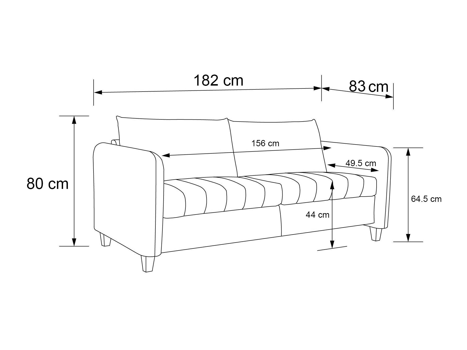 Kanapé CosmoLiving by Cosmopolitan 165