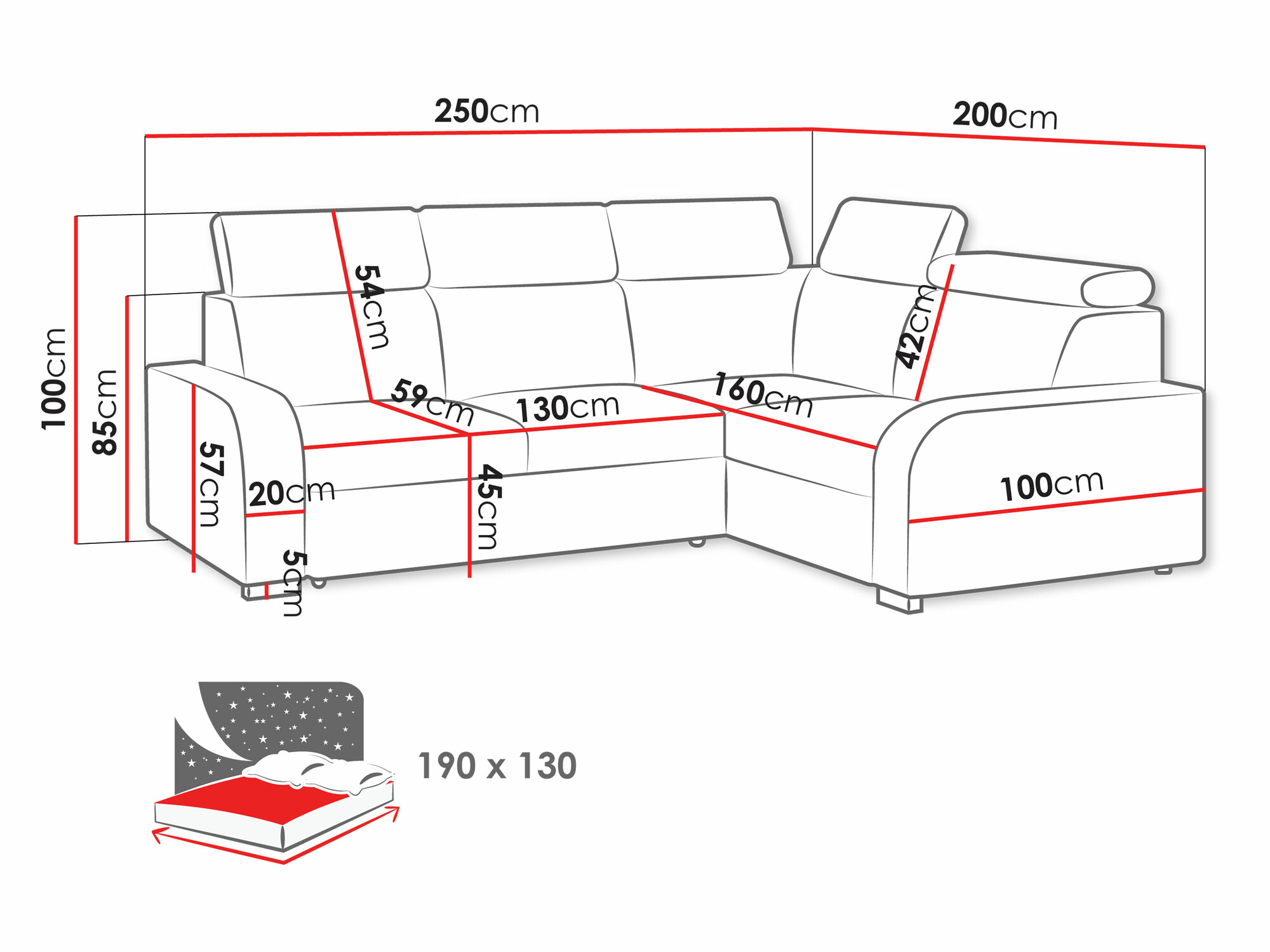 Sarokkanapé Etrcala 109 (Crown 18)