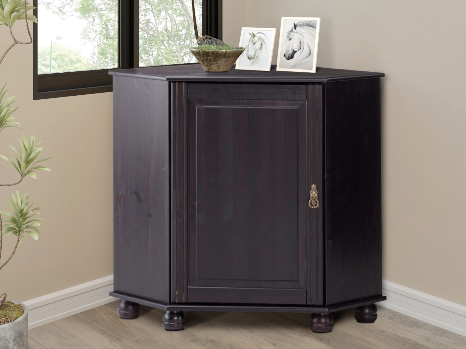 Sarokszekrény Nolcore 105 (Sötét barna)