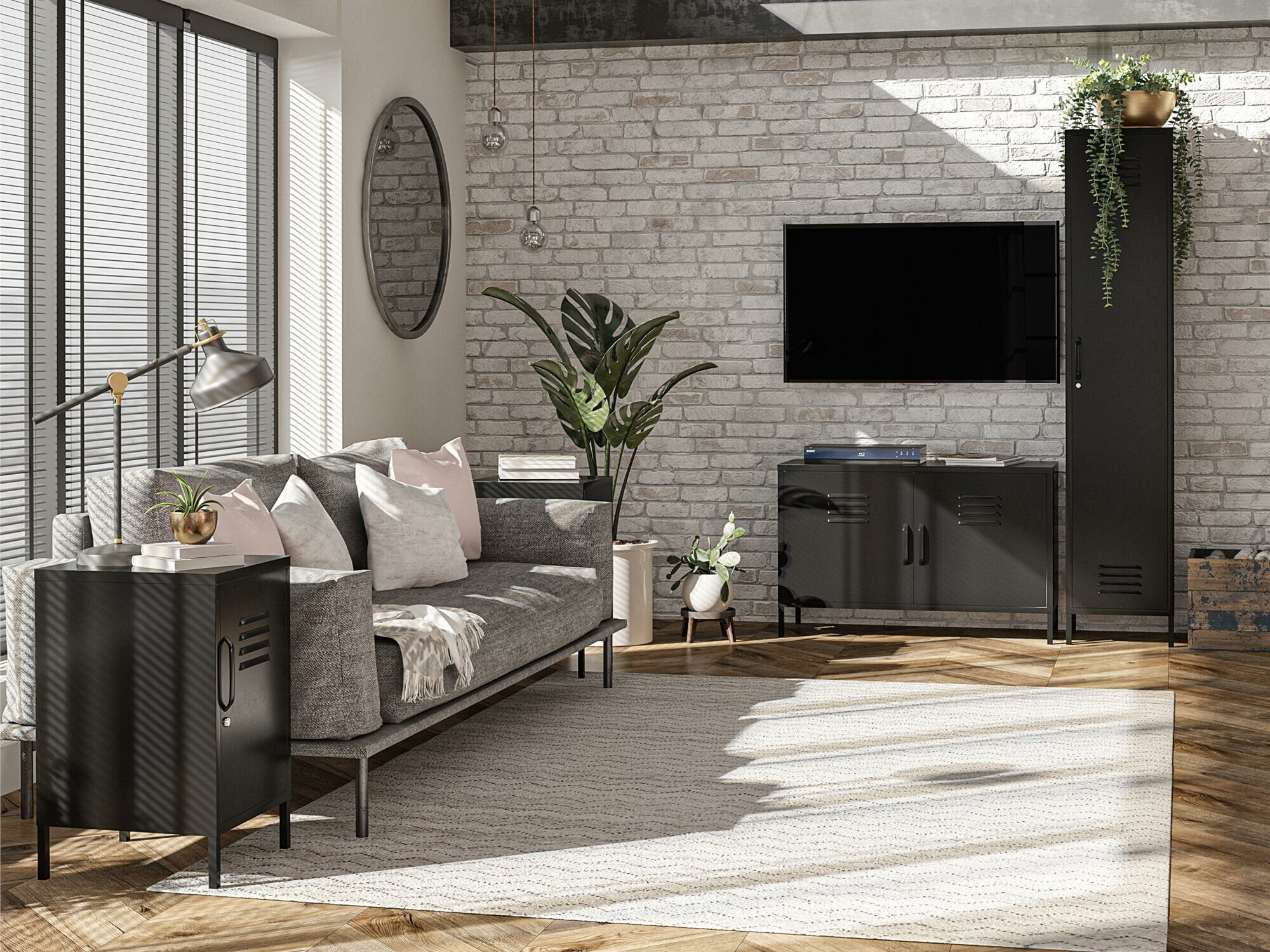 Könyvespolc Ophfere 103 (Fekete)