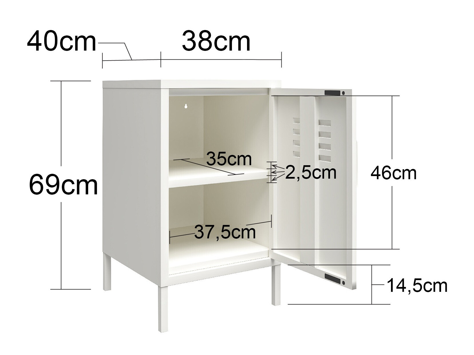 Szekrény Ophfere 100 (Zöld)
