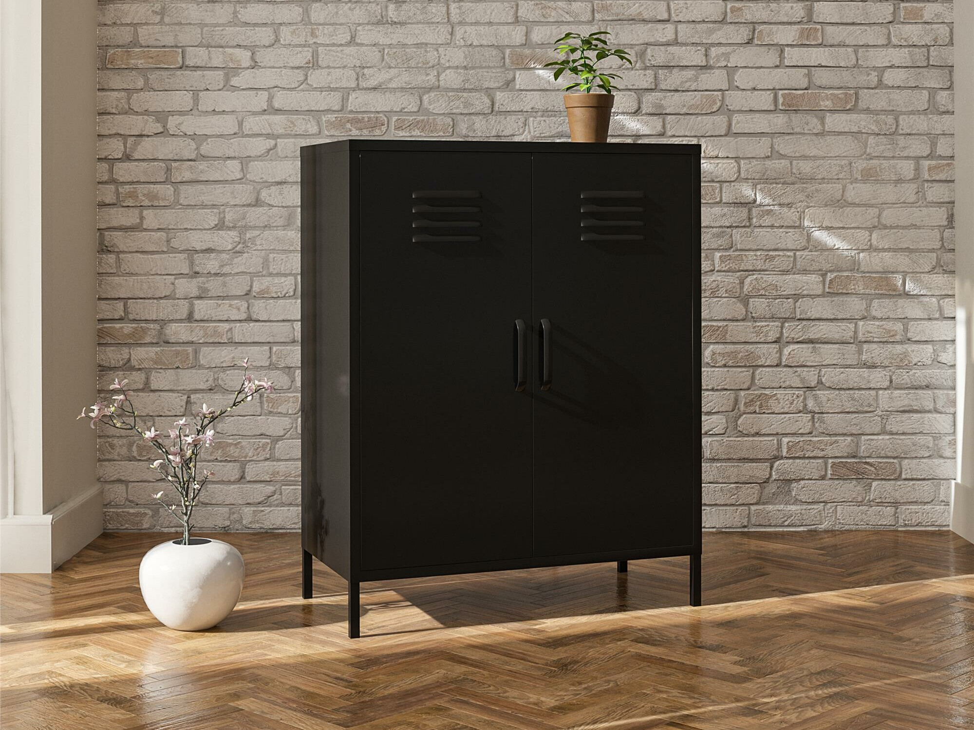 Szekrény Ophfere 104 (Fekete)