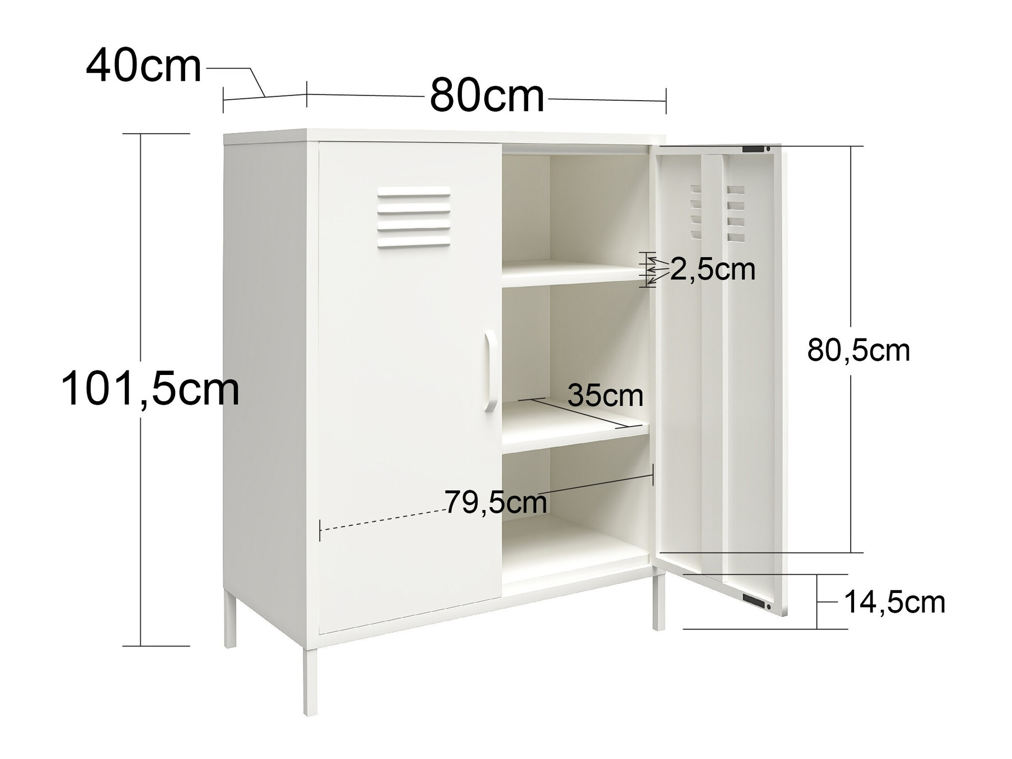 Szekrény Ophfere 104 (Rózsaszín)