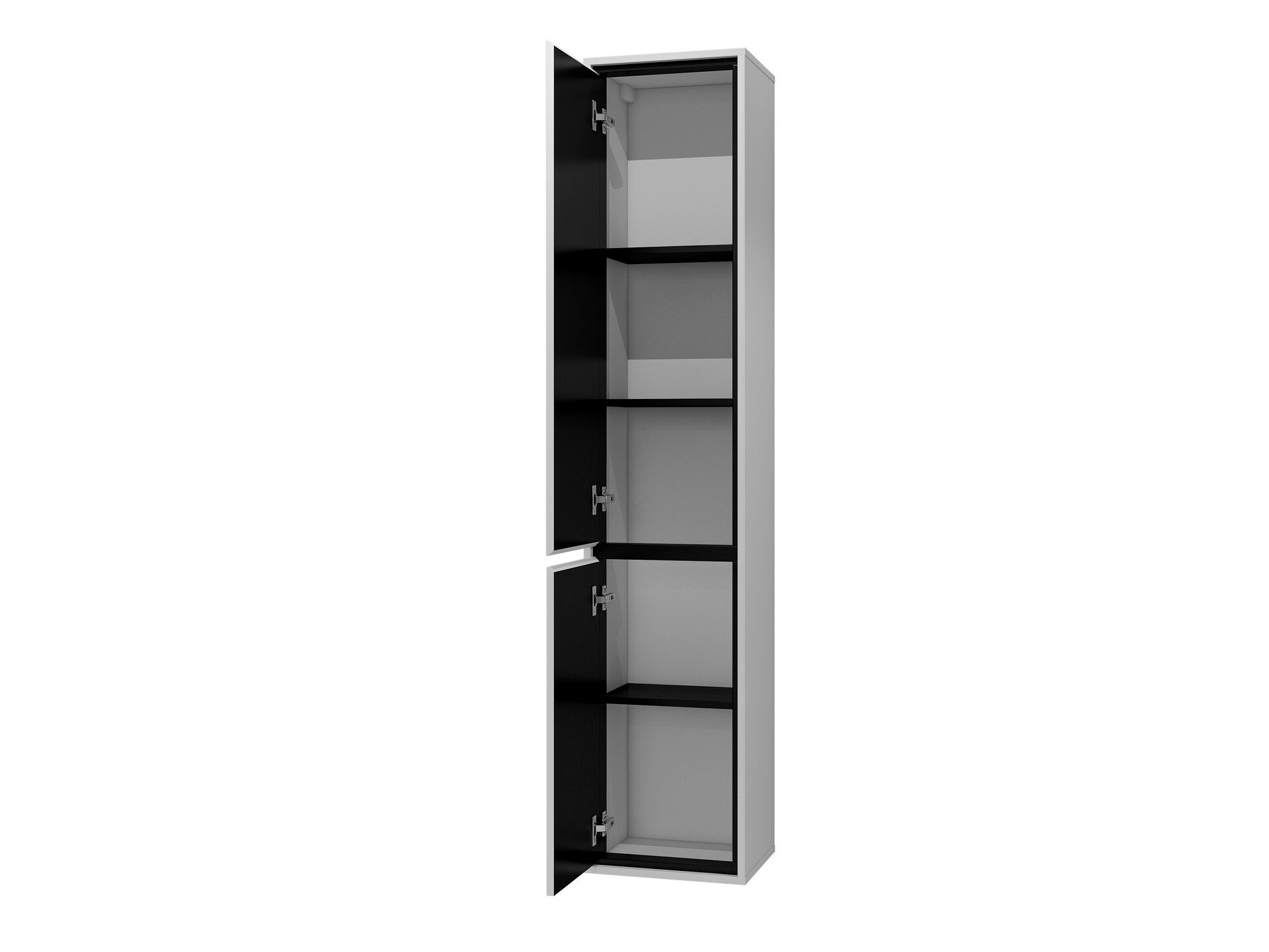 Fürdőszobai garnitúra Tecavu 105 (Fényes fehér + Fehér)