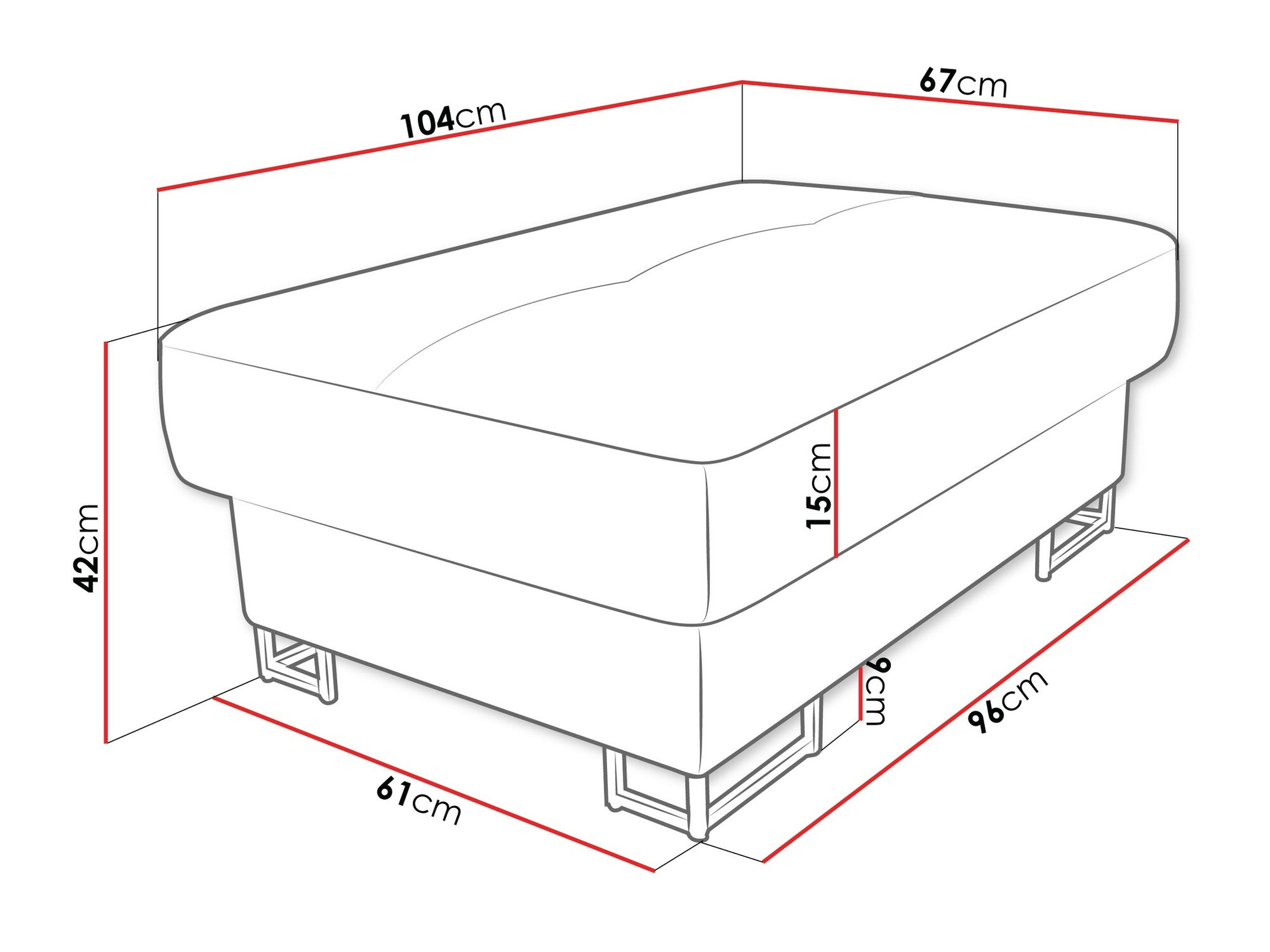 Kárpitozott pad Comfivo 238 (Magic Velvet 2216)