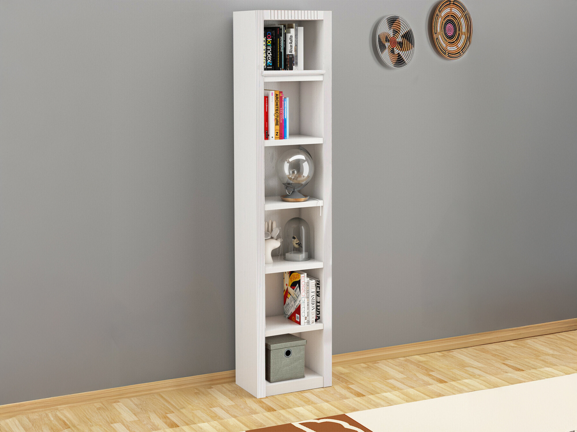 Könyvespolc Orlmara 101 (Fehér)