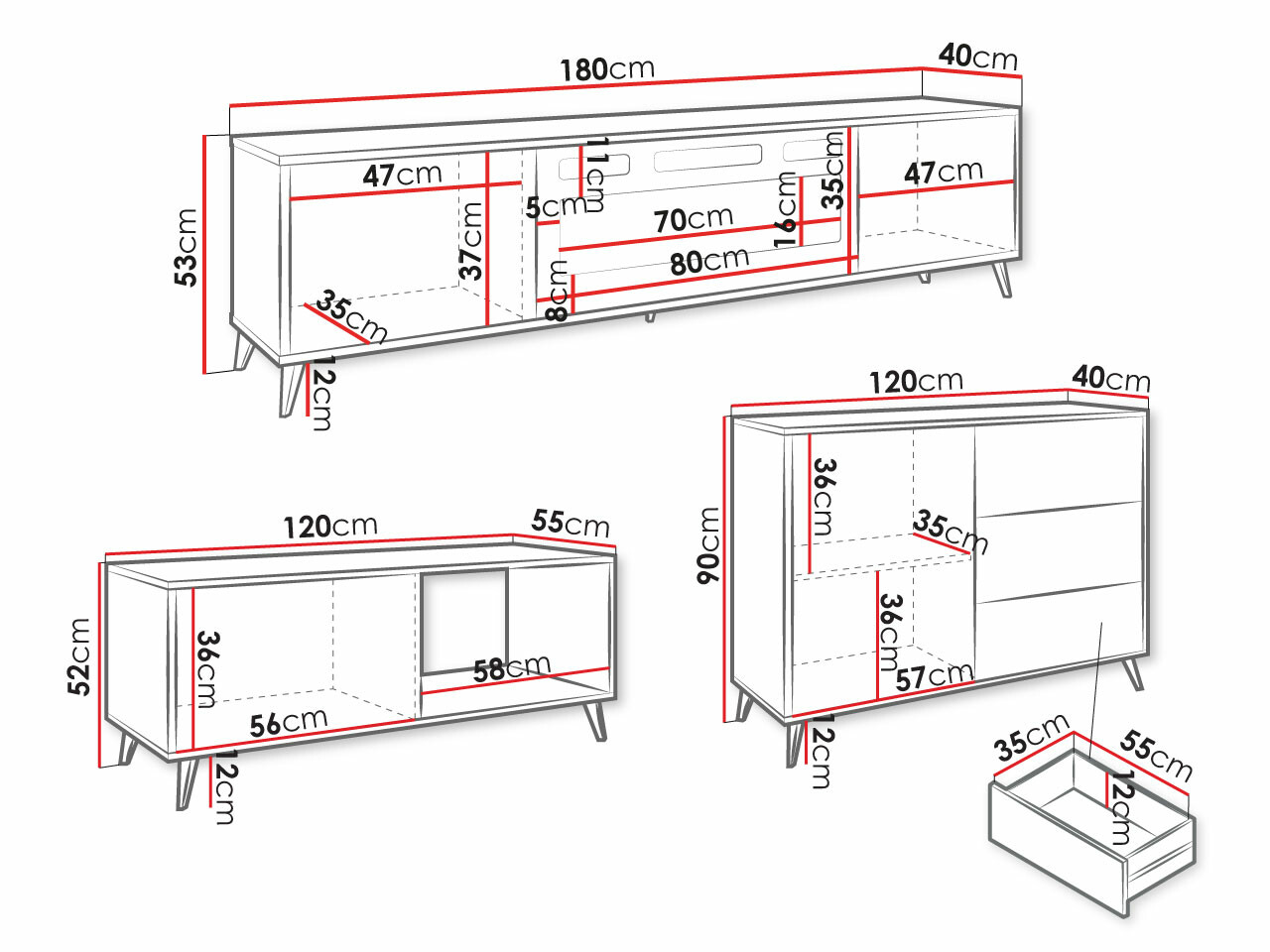 Nappali szett Comfivo Lomcali 111