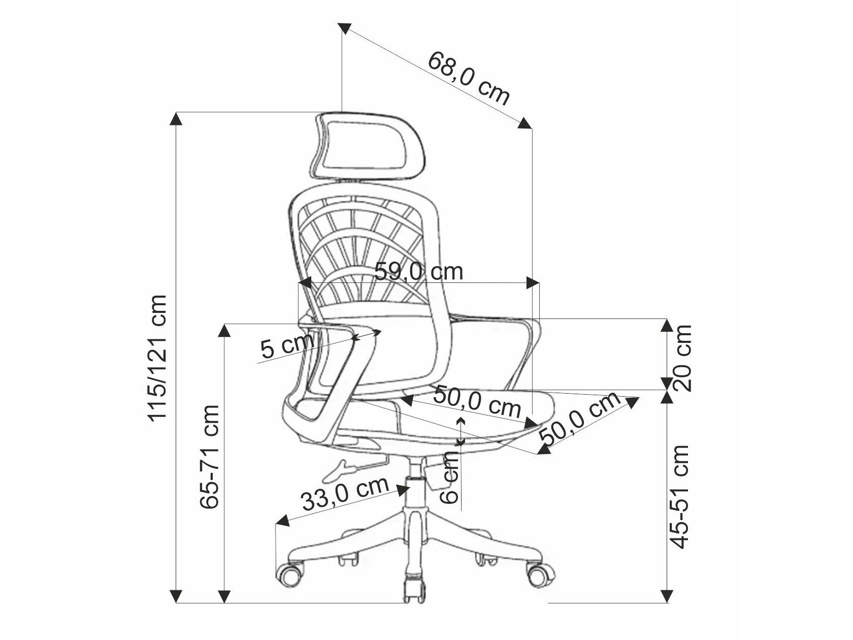 Irodai szék Houston 1836