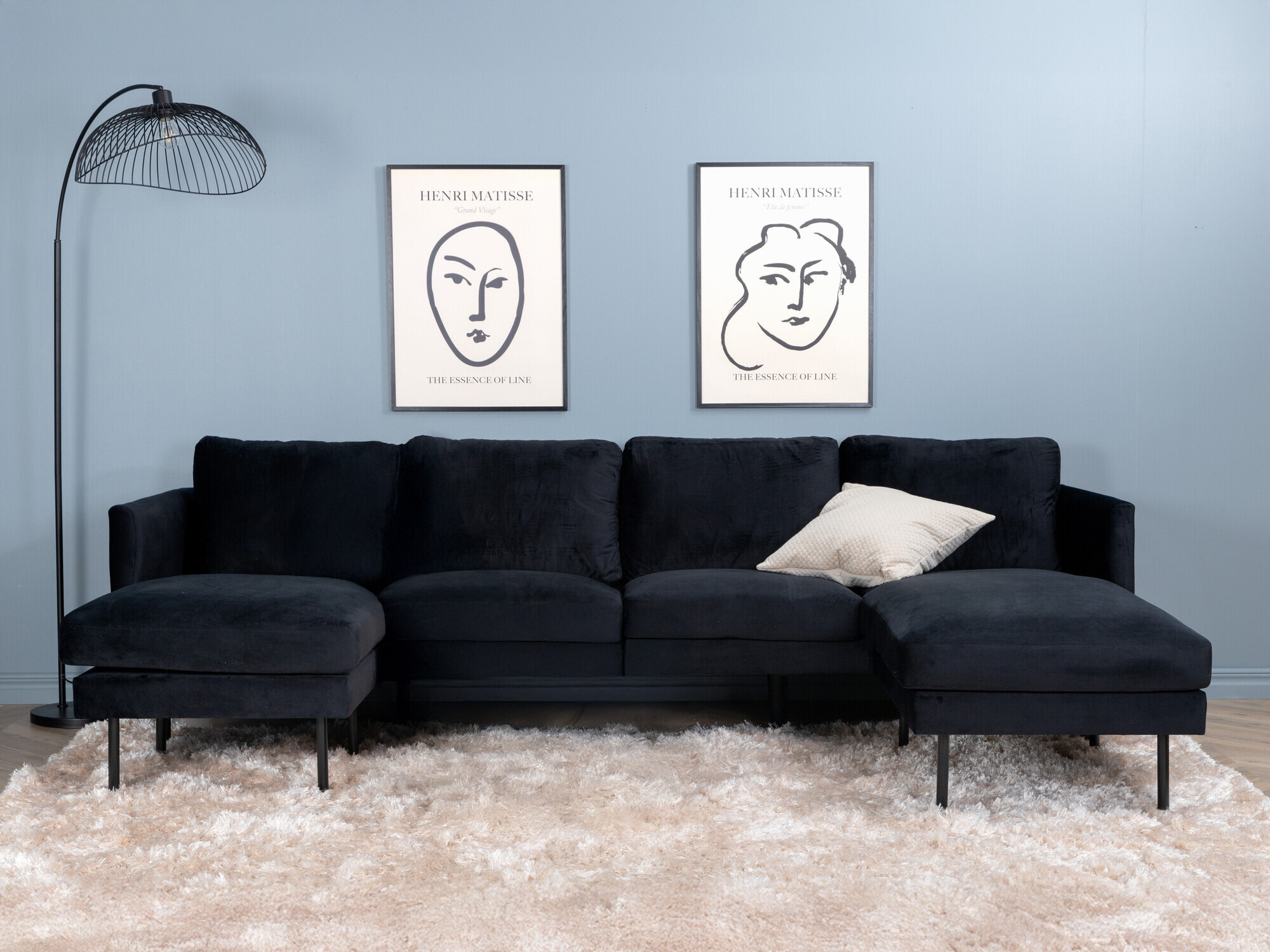 Sarokkanapé Fercame 102 (Fekete)