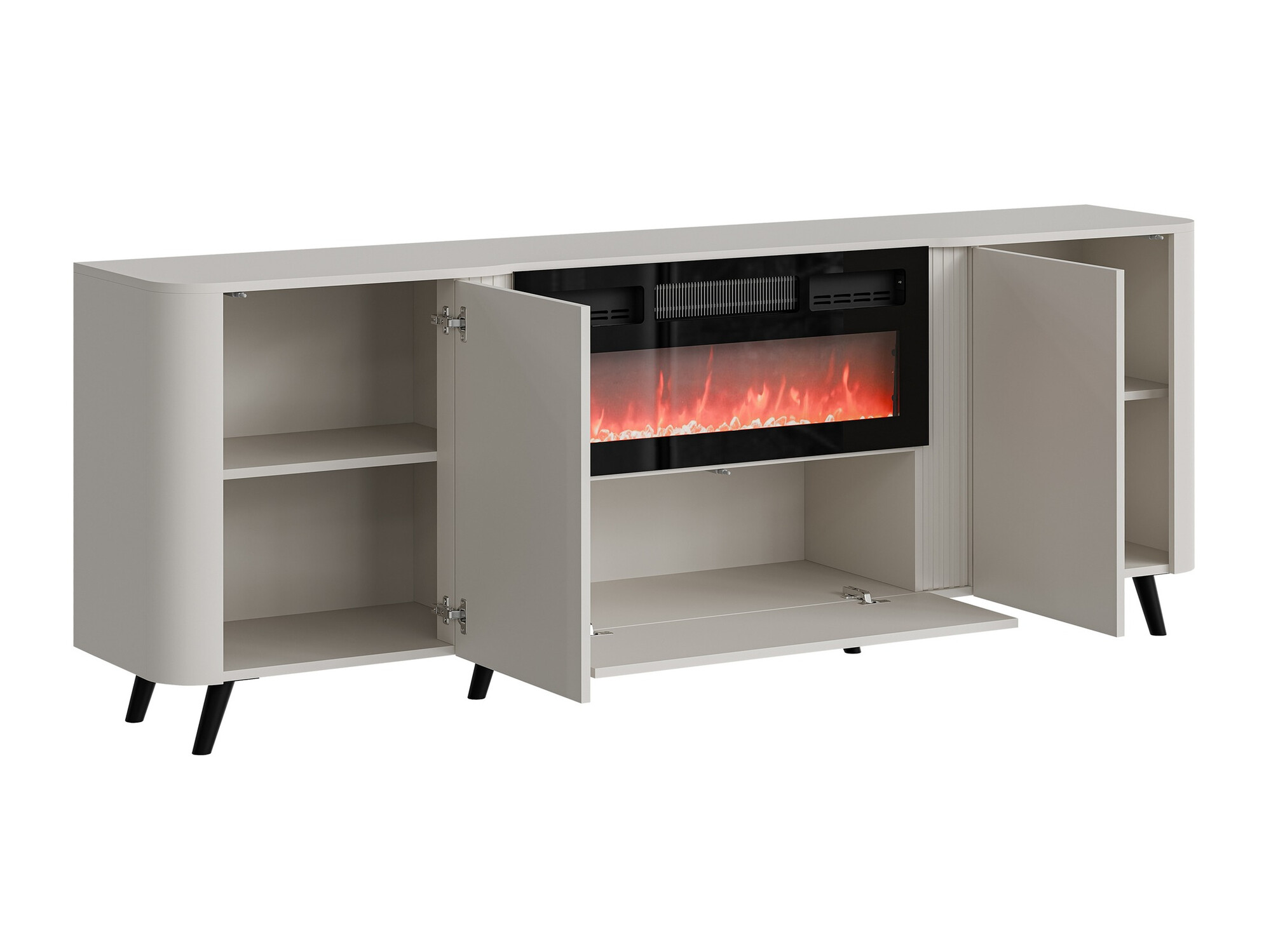 Szekrény Charlotte 202 (Fekete)