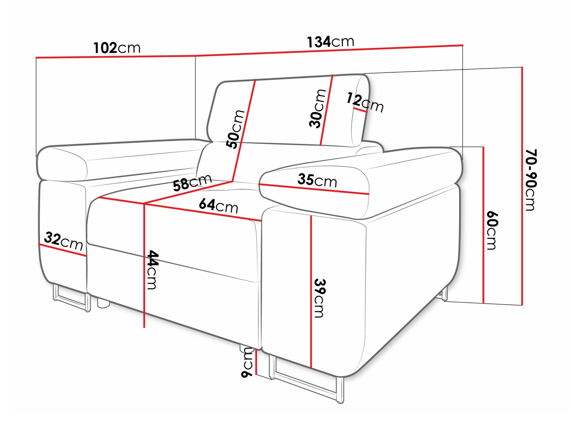 Fotel Comfivo Eliferu 106 (Wave 05)