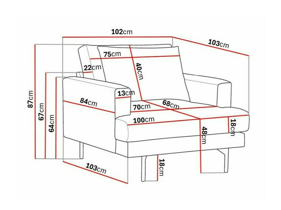 Fotel Ophliva 102 (Grande 03)