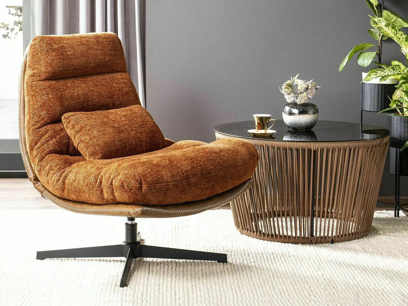 Fotel Detroit 508 (Sötét narancssárga)