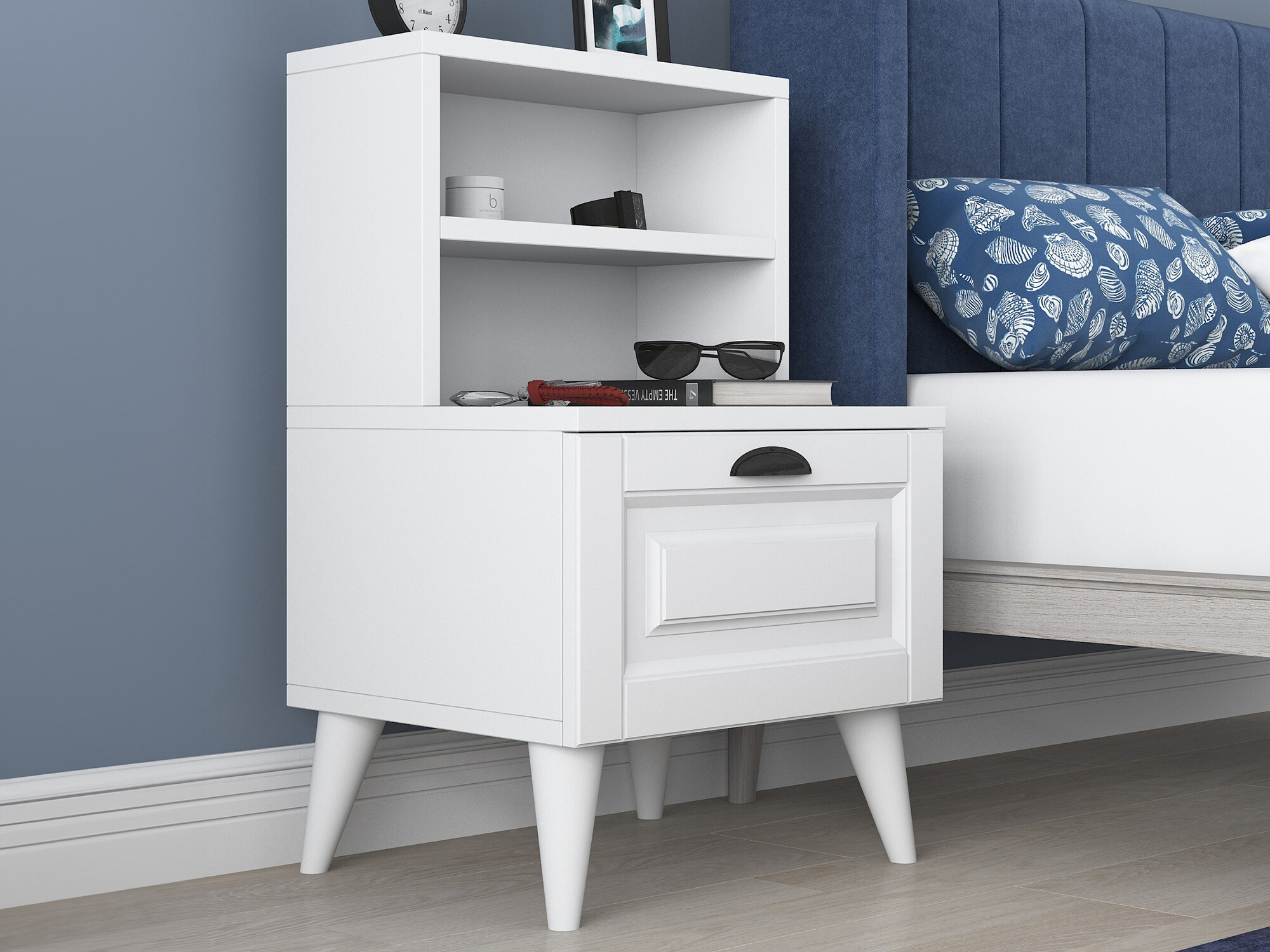 Éjjeliszekrény Kailua 1531 (Fehér)