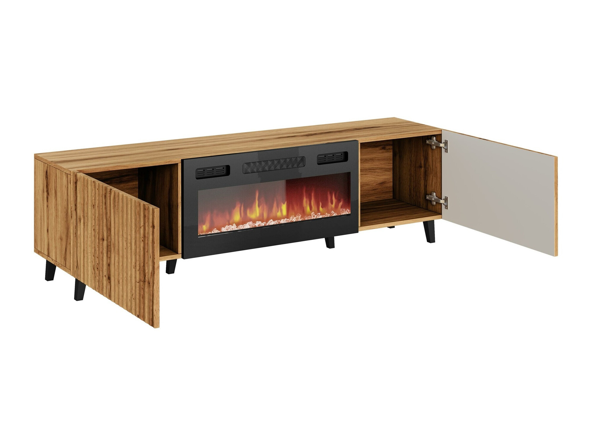 TV-állvány Remeta 107 (Wotan tölgy)