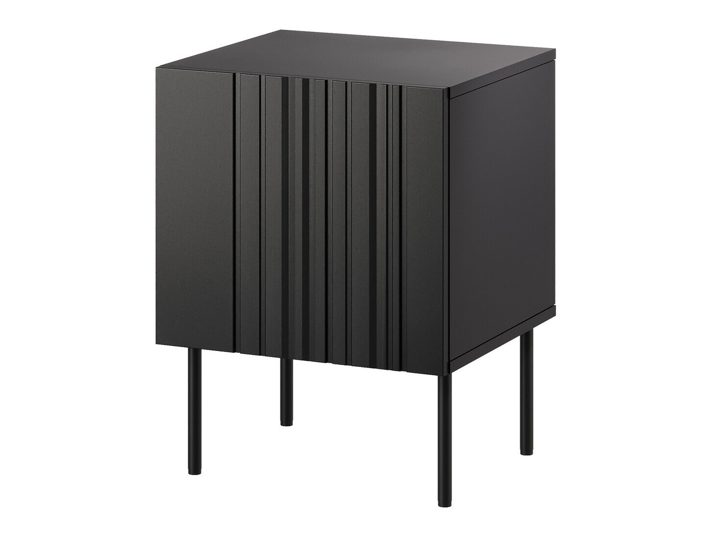 Éjjeliszekrény szett Evavese 104 (Fekete)