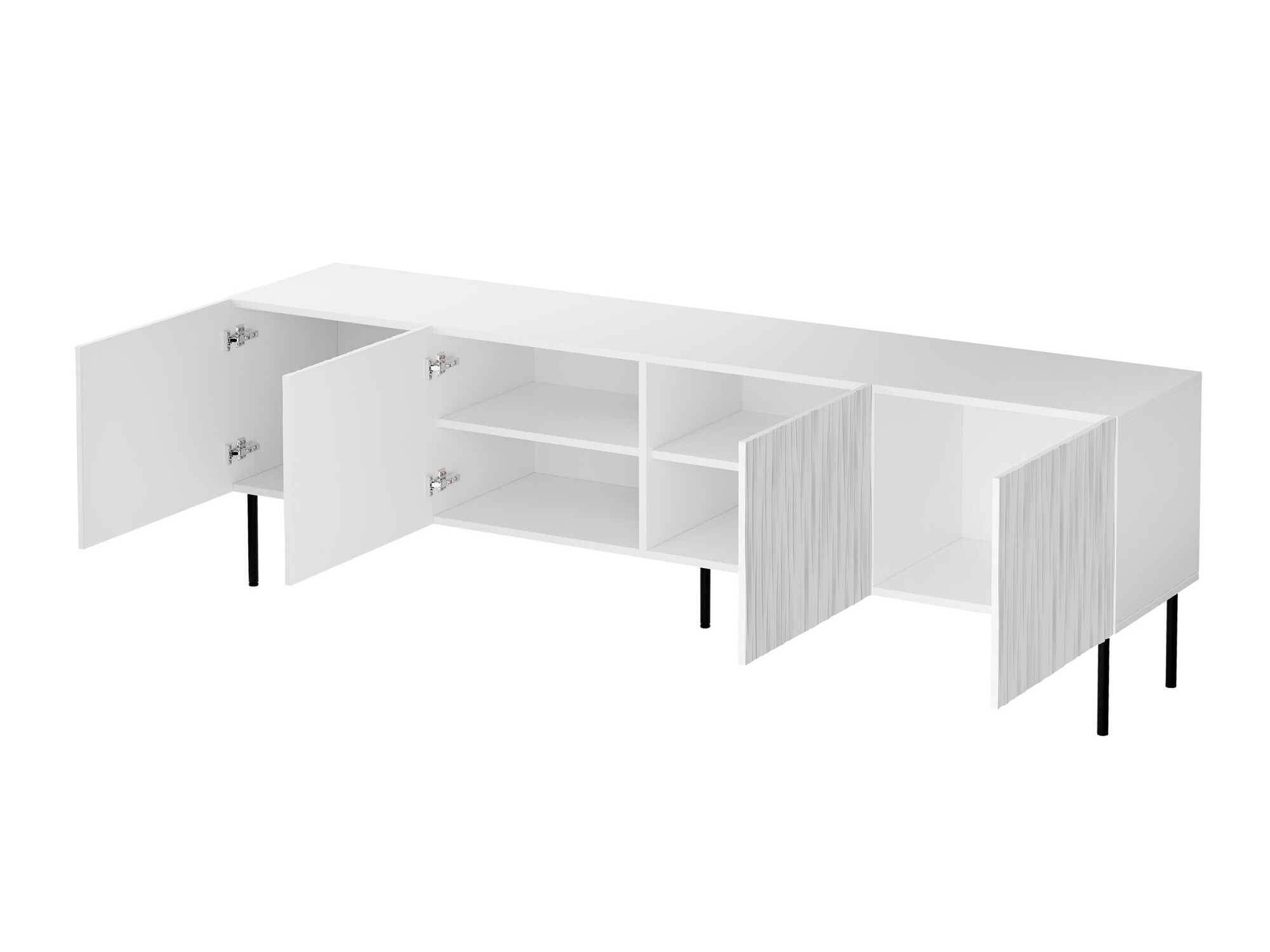 TV-állvány Lorelbo 103 (Fekete + Aranysárga)