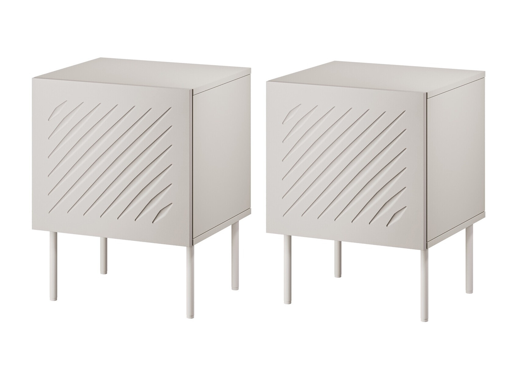 Éjjeliszekrény szett Tolfelo 104 (Bézs)