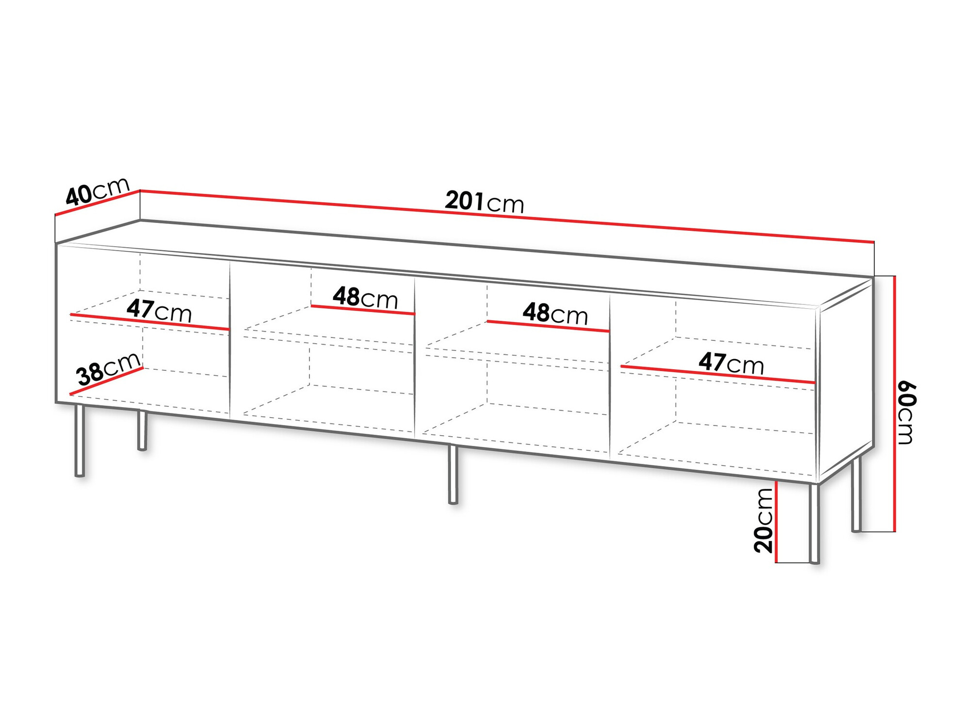 TV-állvány Tolfelo 103 (Bézs)