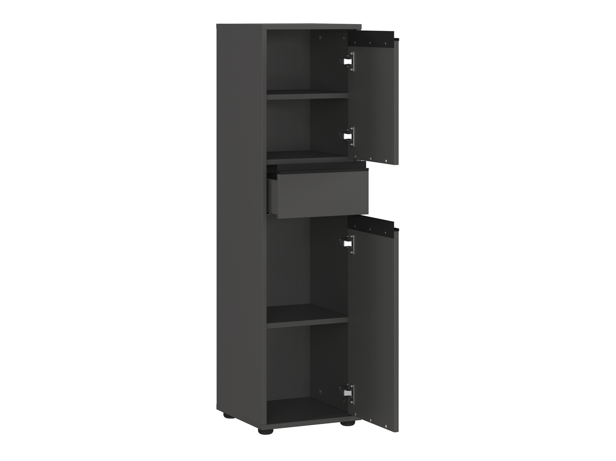 Álló fürdőszoba szekrény Tensona 101 (Grafit)