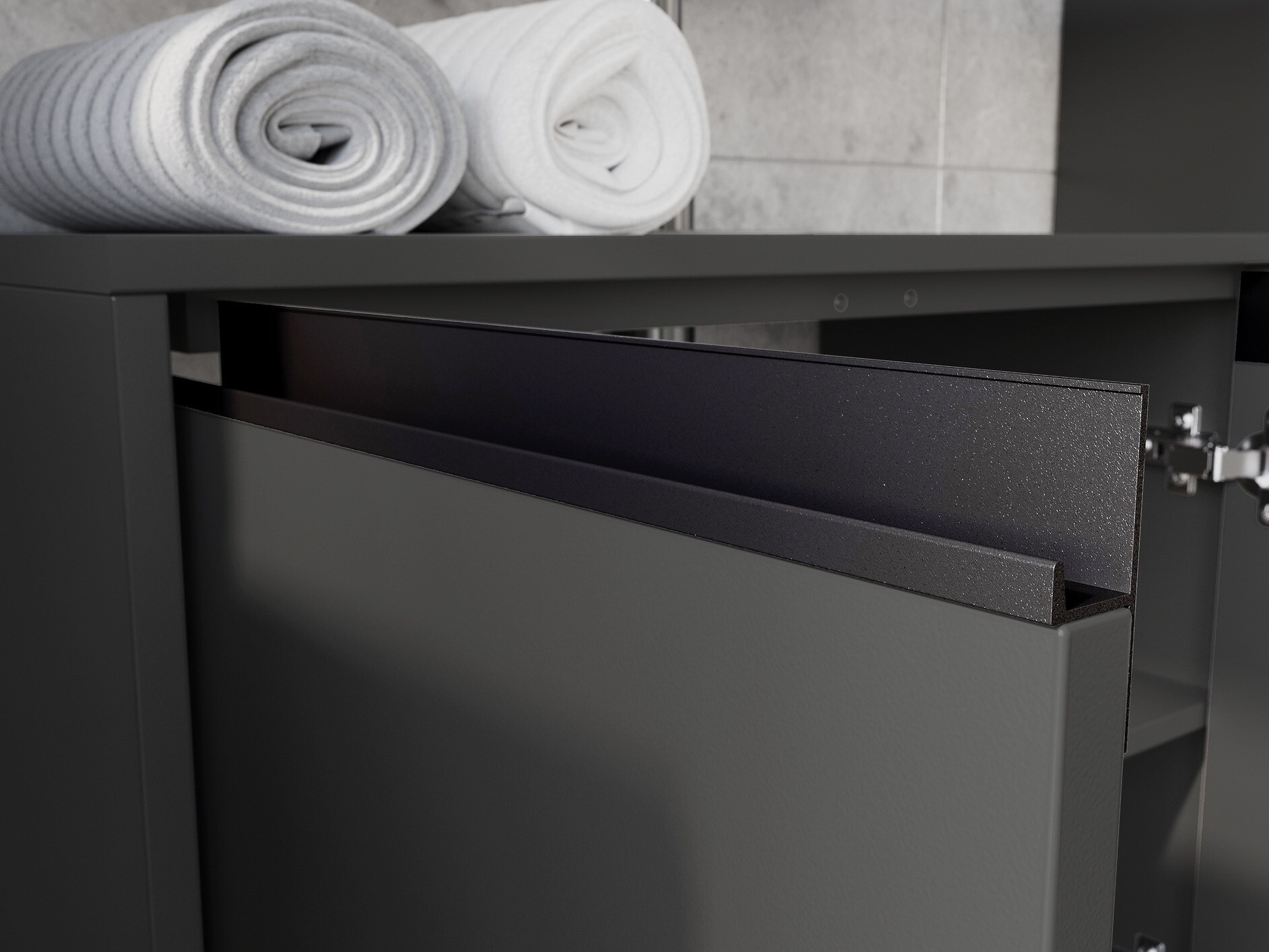 Mosdó alatti álló szekrény Tensona 100 (Grafit)