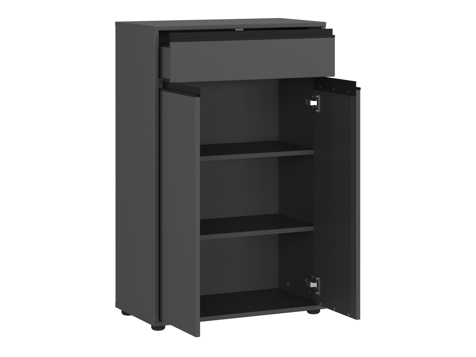 Álló fürdőszoba szekrény Tensona 102 (Grafit)