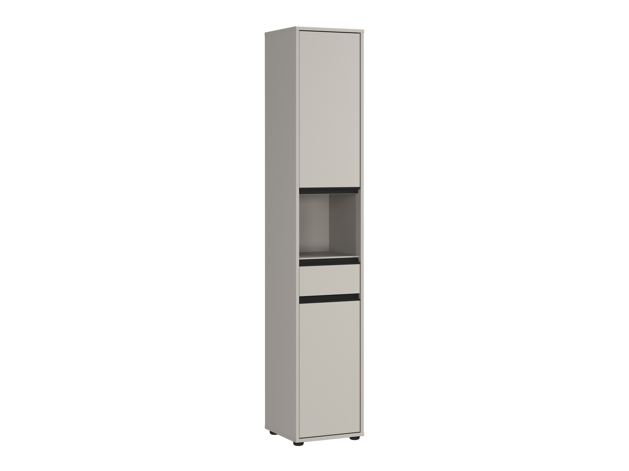 Beépített fürdőszoba szekrény Tensona 103 (Világosszürke)