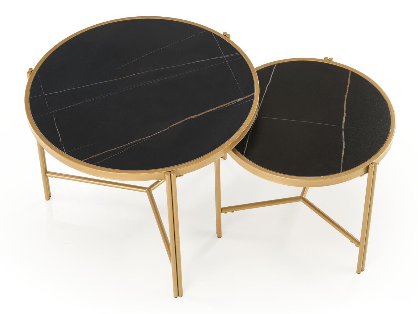 Dohányzóasztal szett Houston 1867 (Fekete márvány)