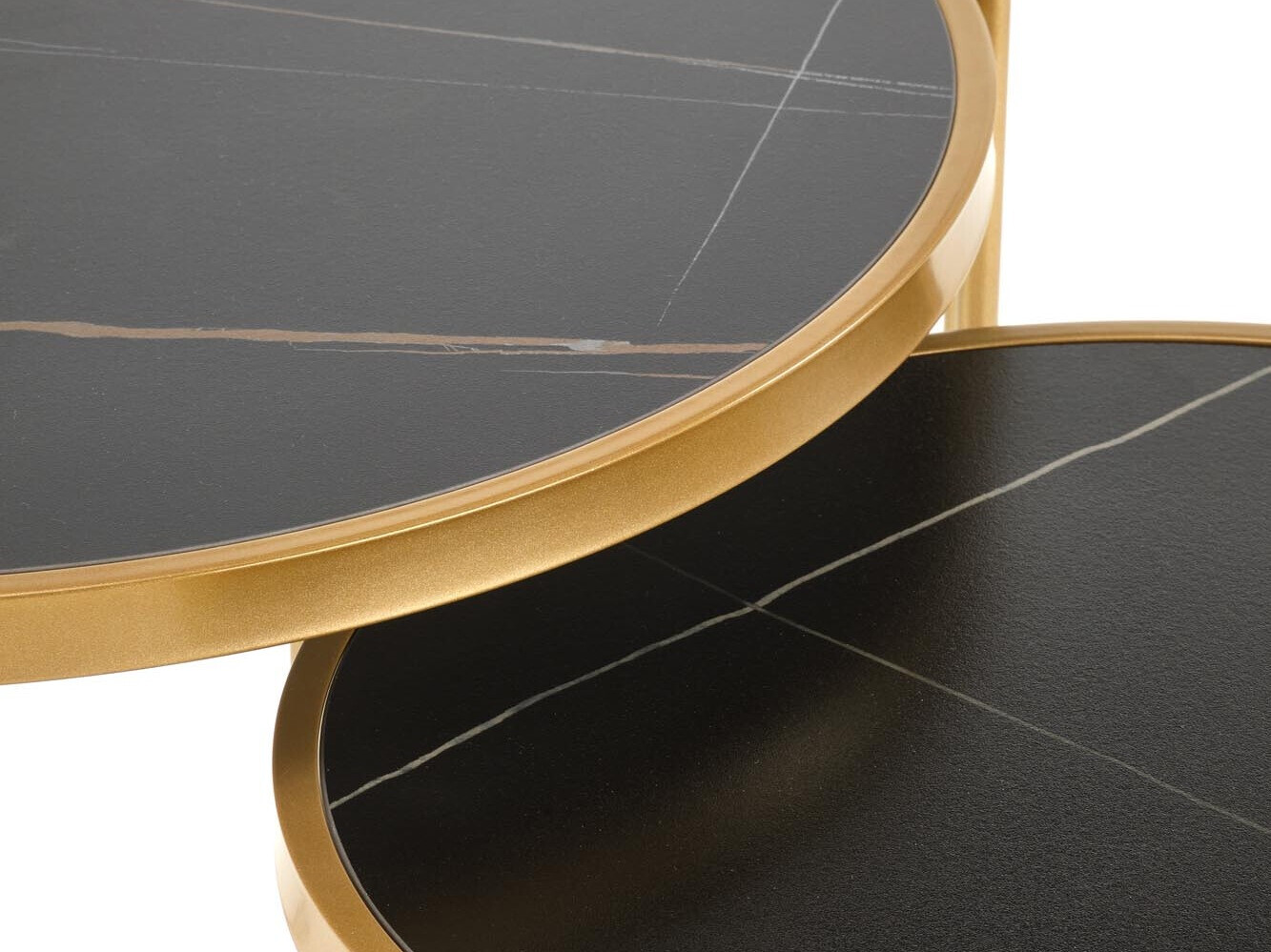 Dohányzóasztal szett Houston 1867 (Fekete márvány)