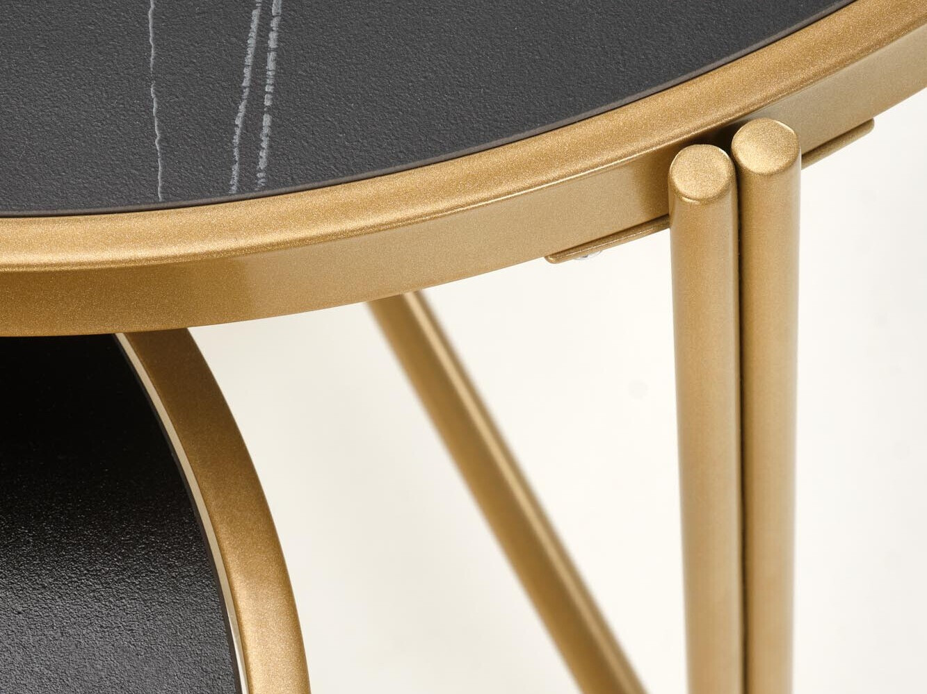 Dohányzóasztal szett Houston 1867 (Fekete márvány)