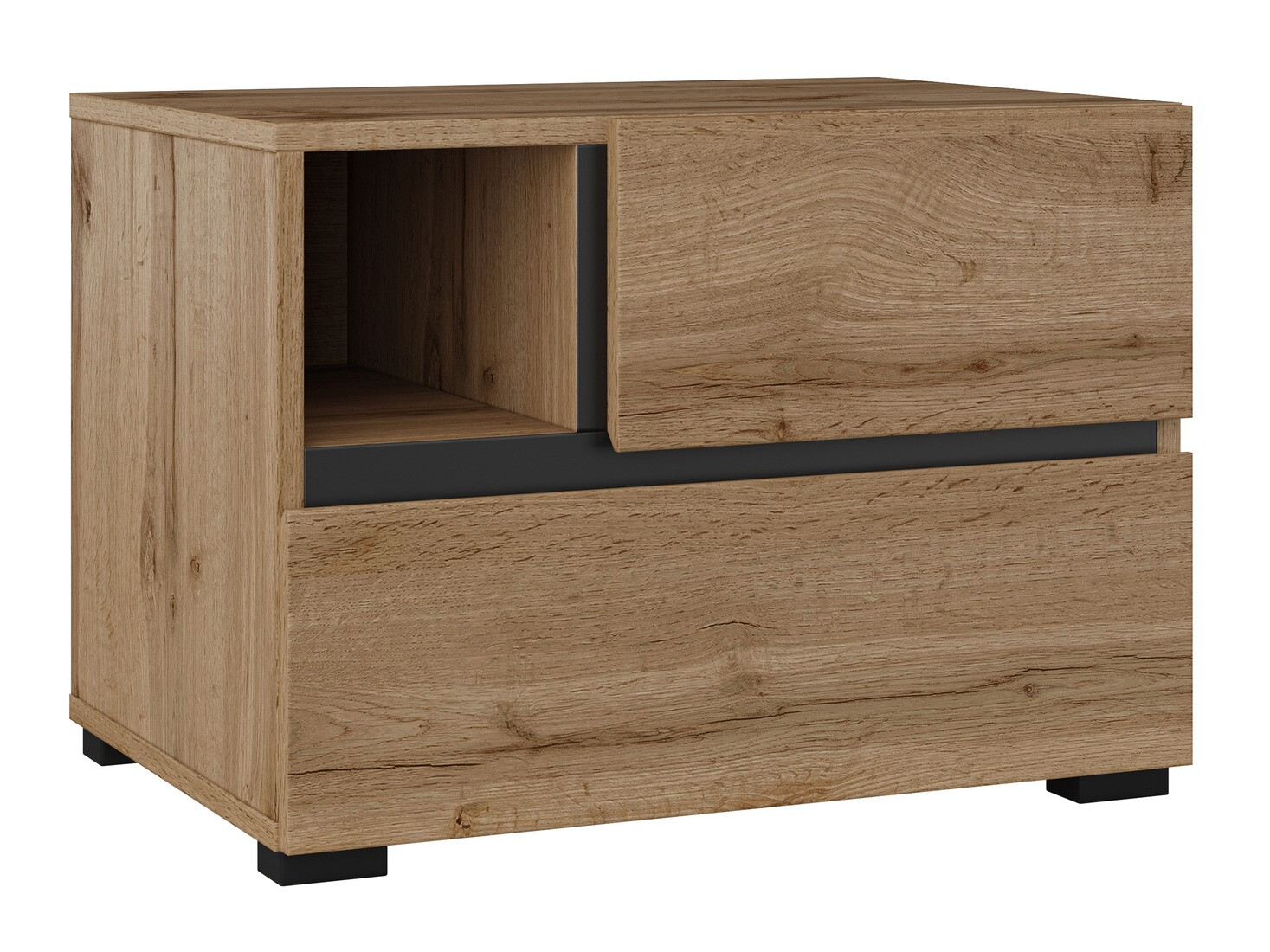 Éjjeliszekrény Alfere 120 (Wotan tölgy)