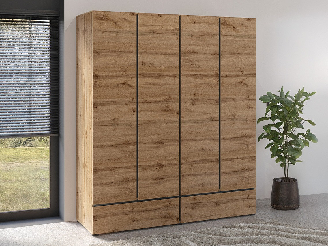 Gardróbszekrény Alfere 119 (Wotan tölgy)