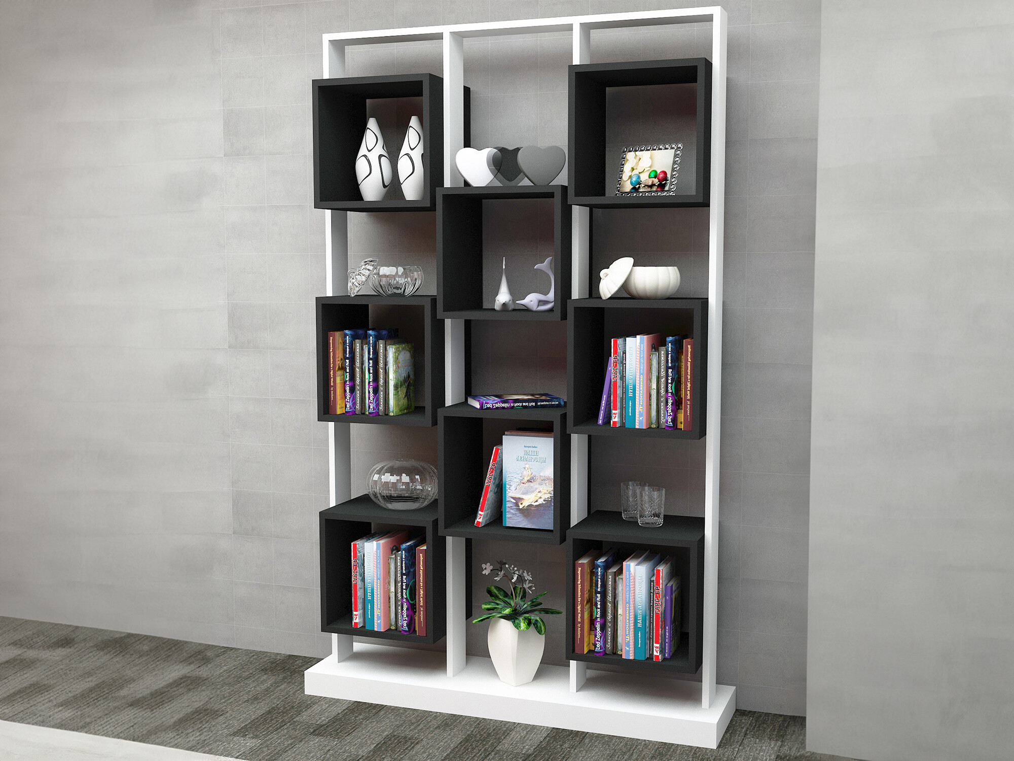 Könyvespolc Kailua 1161