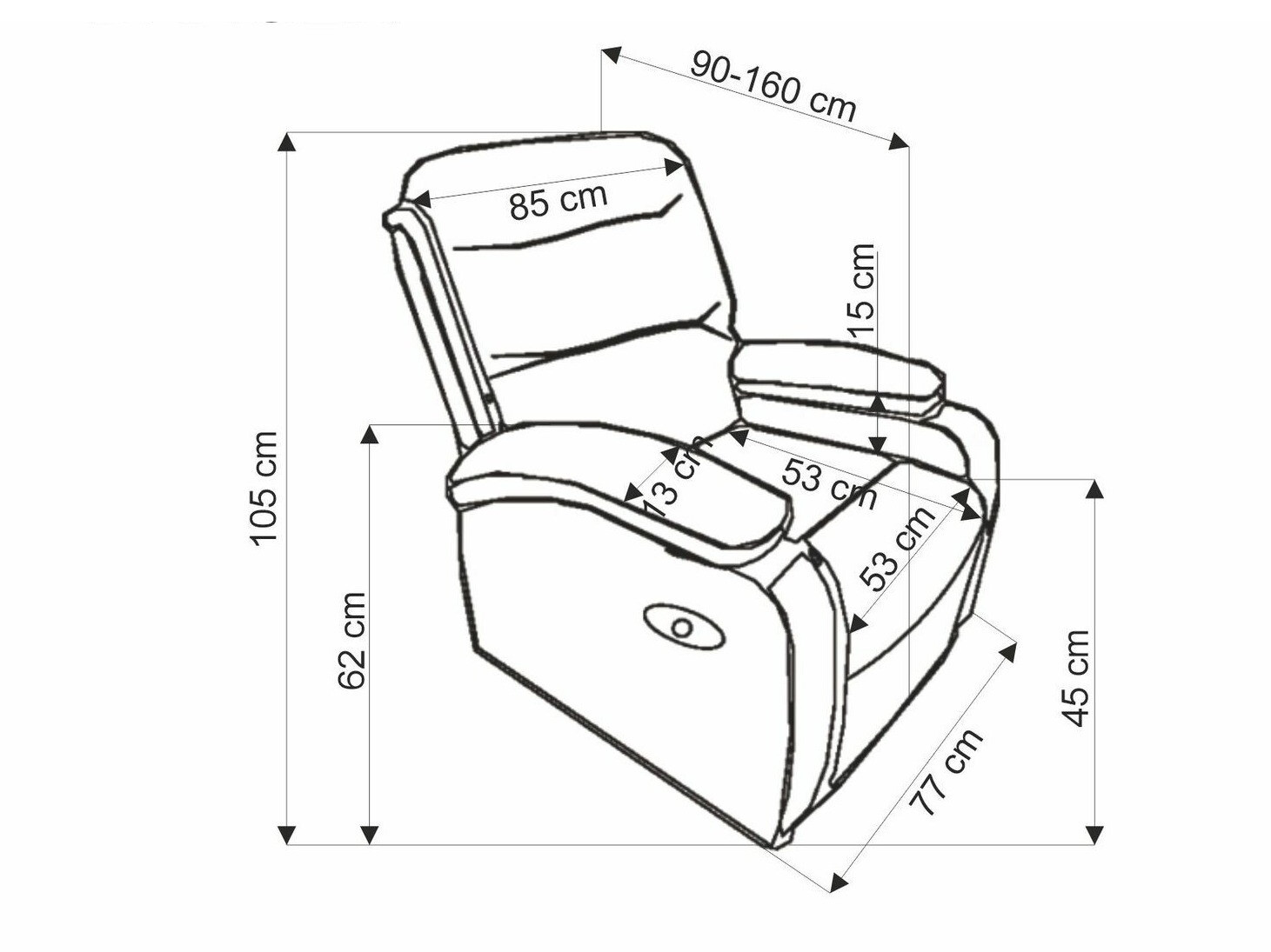 Relax fotelágy Houston 1856 (Bézs)