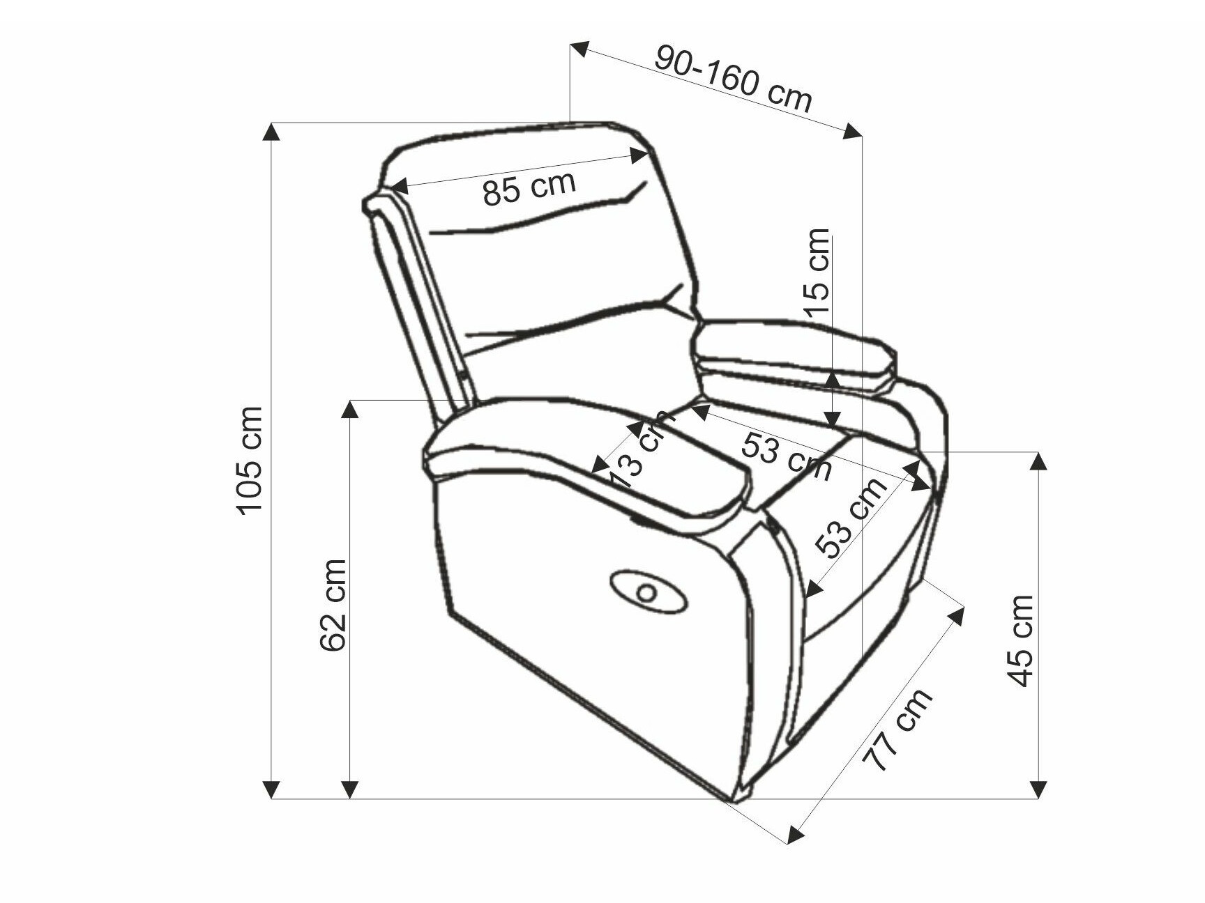 Relax fotelágy Houston 1856 (Zöld)