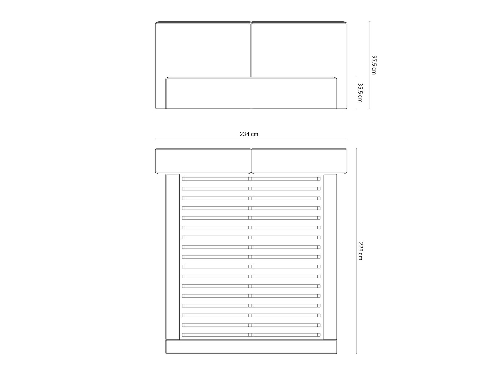 Ágy Lomcalu 100 (Bluvel 52)