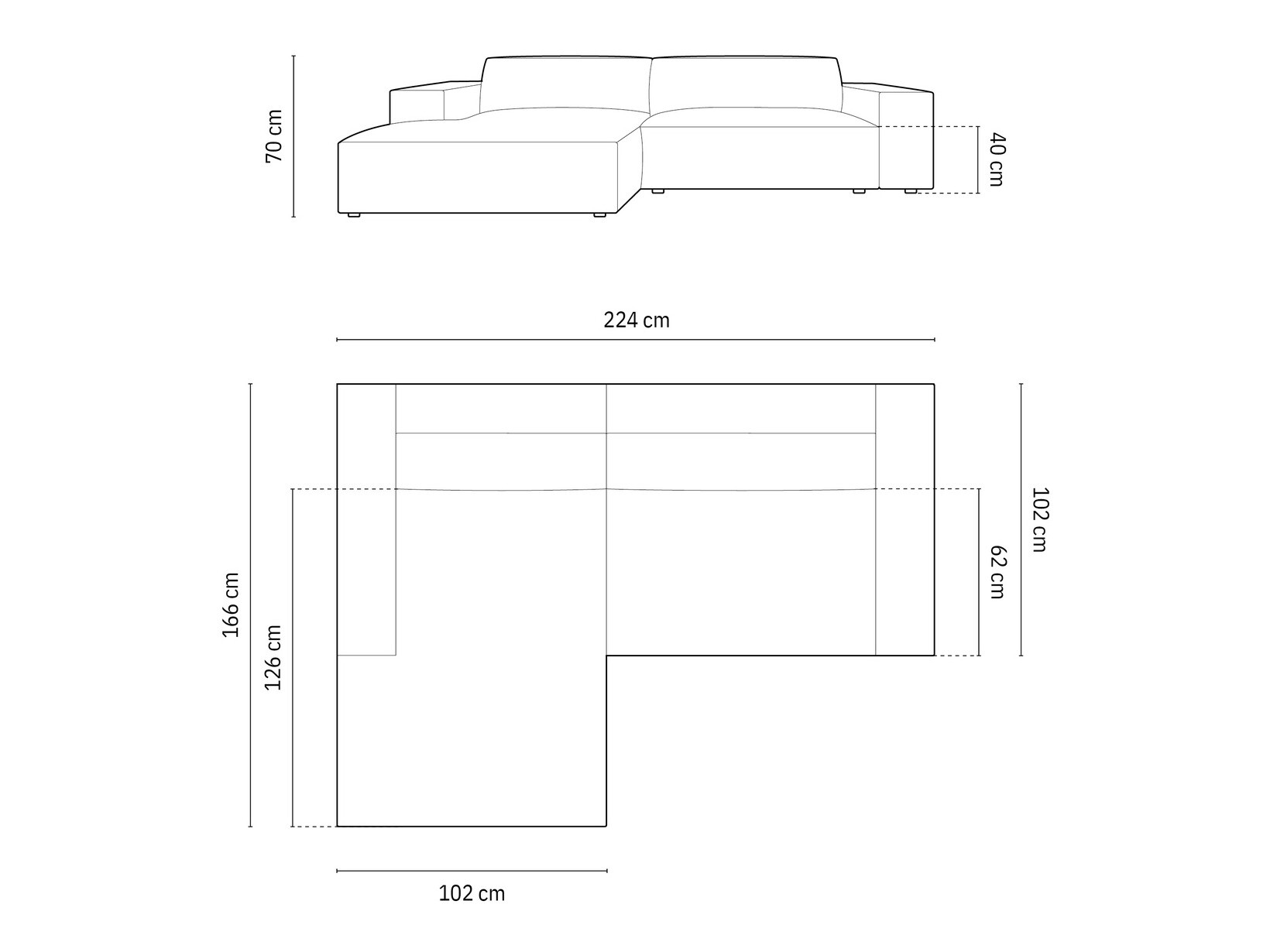 Sarokkanapé Lomcalu 101 (Bluvel 14)