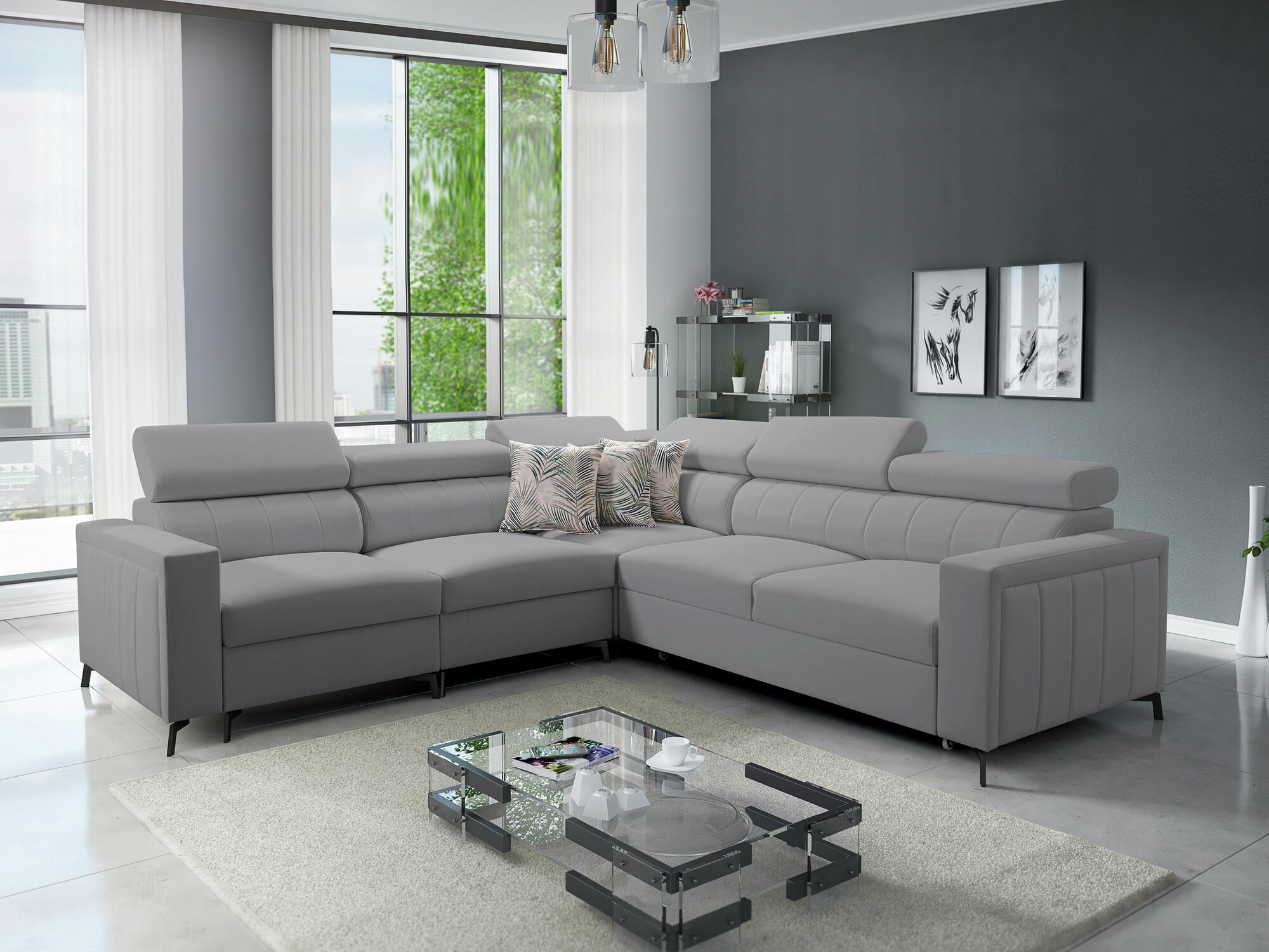 Sarokkanapé Sarasota 152 (Mono 244 + Botanical 36)