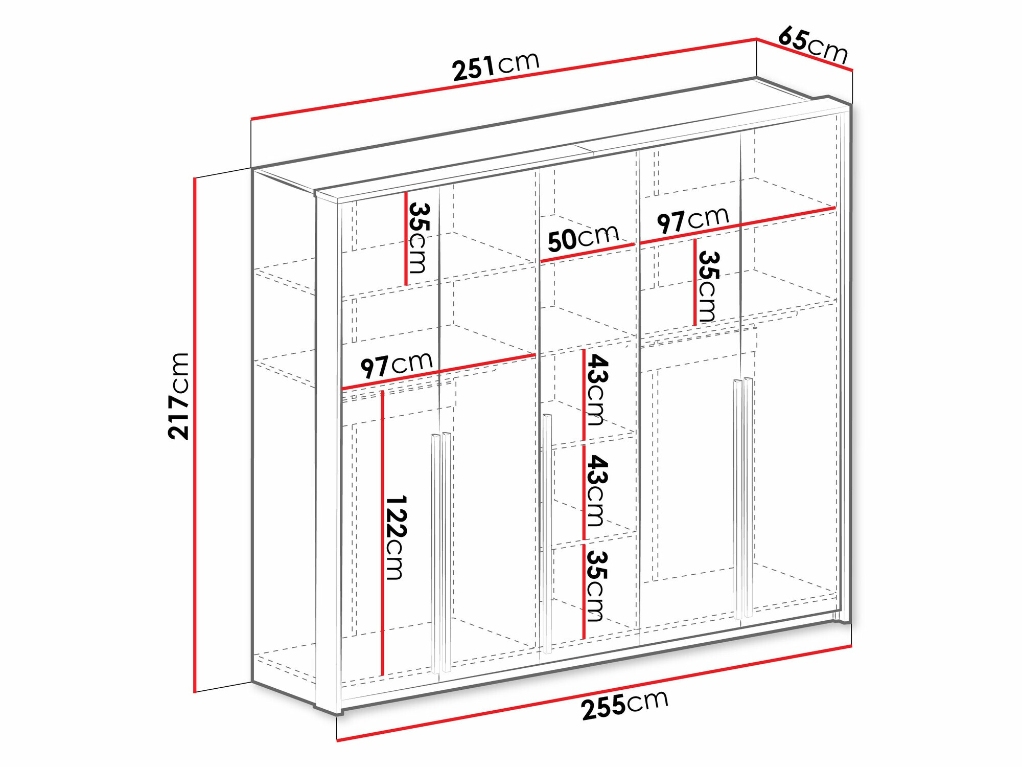 Gardróbszekrény Calcalo 102 (Beige)
