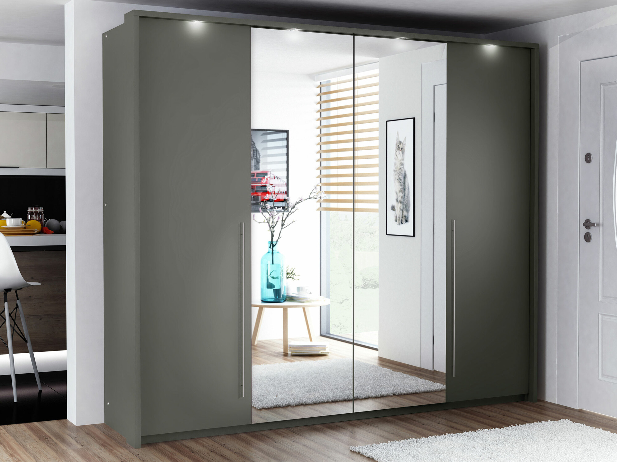 Gardróbszekrény Honolulu 121 (Lava)