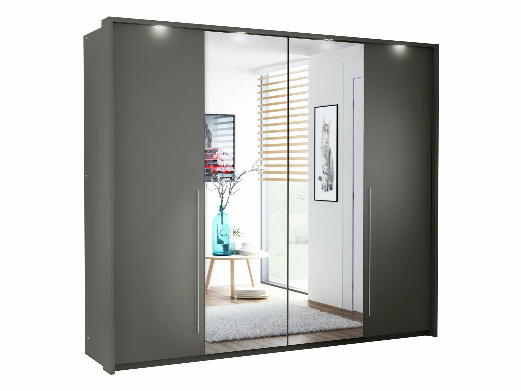 Gardróbszekrény Honolulu 121 (Lava)