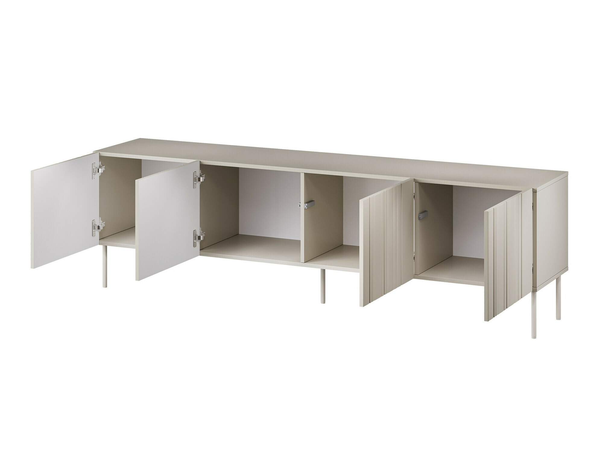 TV-állvány Evavese 103 (Fekete)