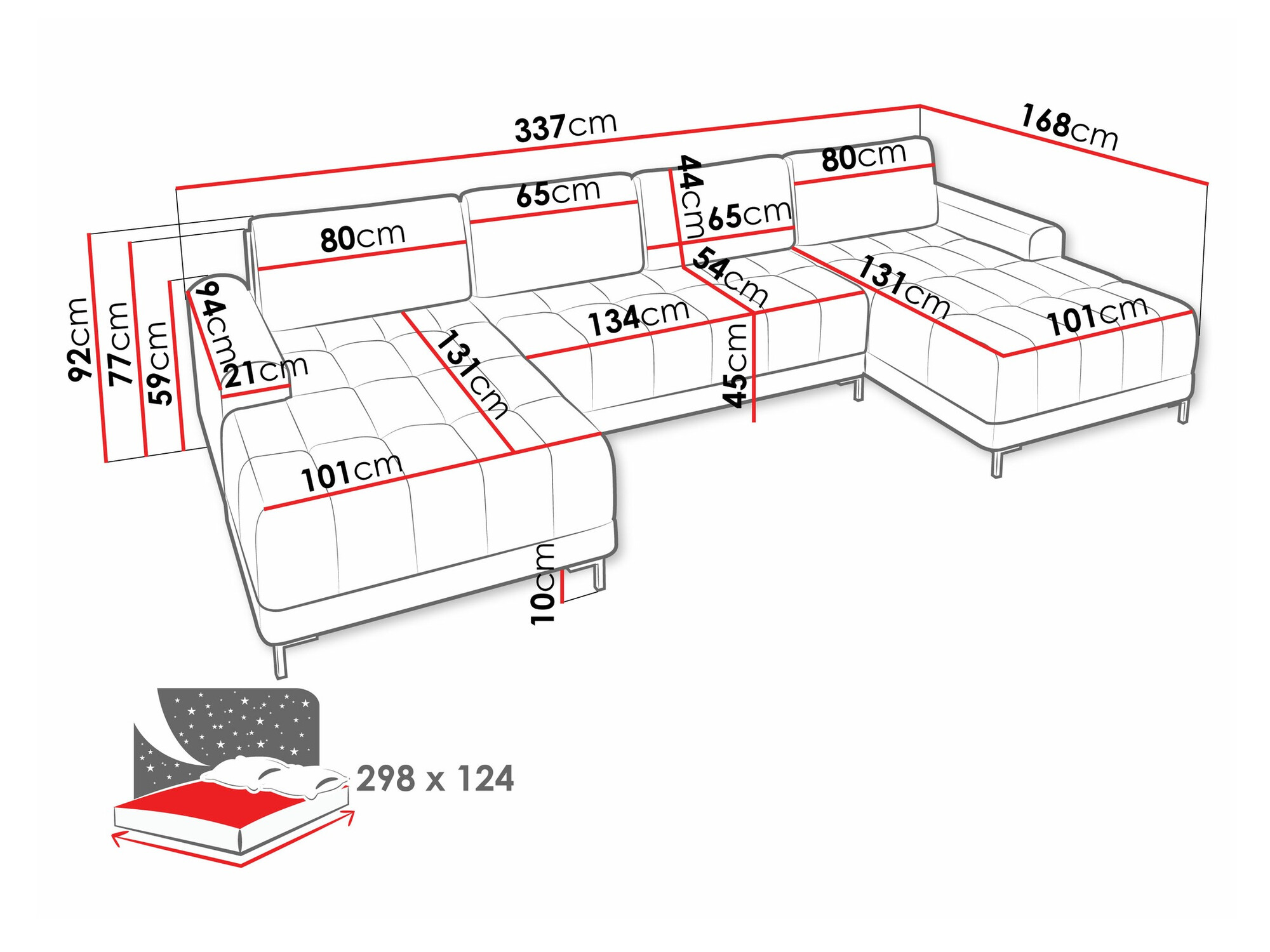 Sarokkanapé Stonecrest 101 (Velo 623)