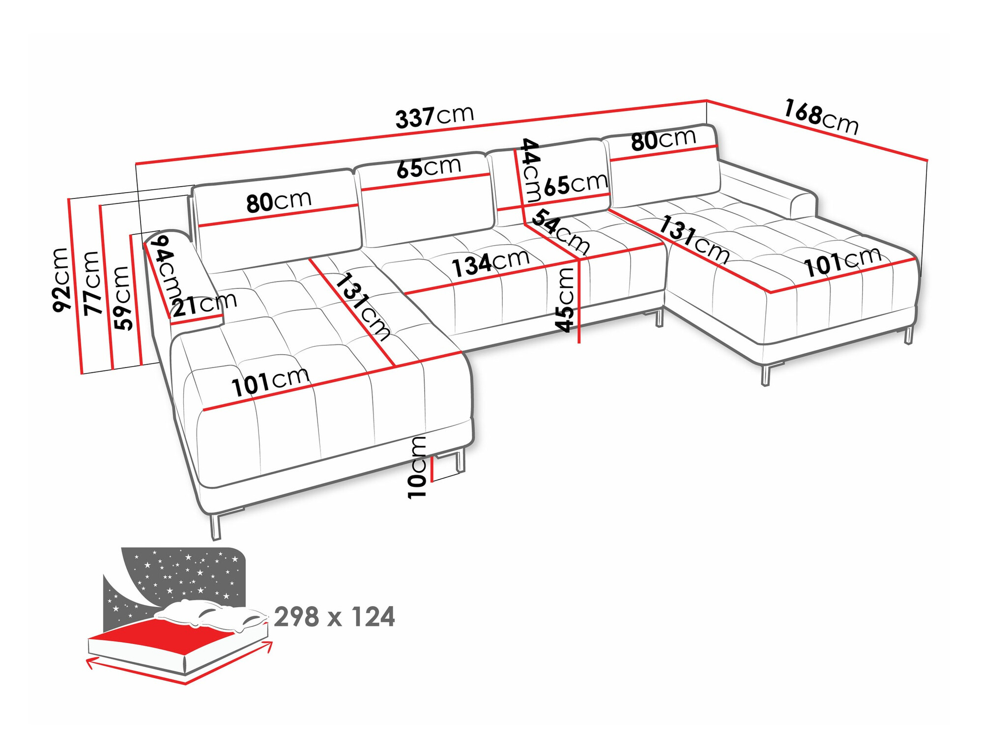 Sarokkanapé Stonecrest 101 (Velo 633)
