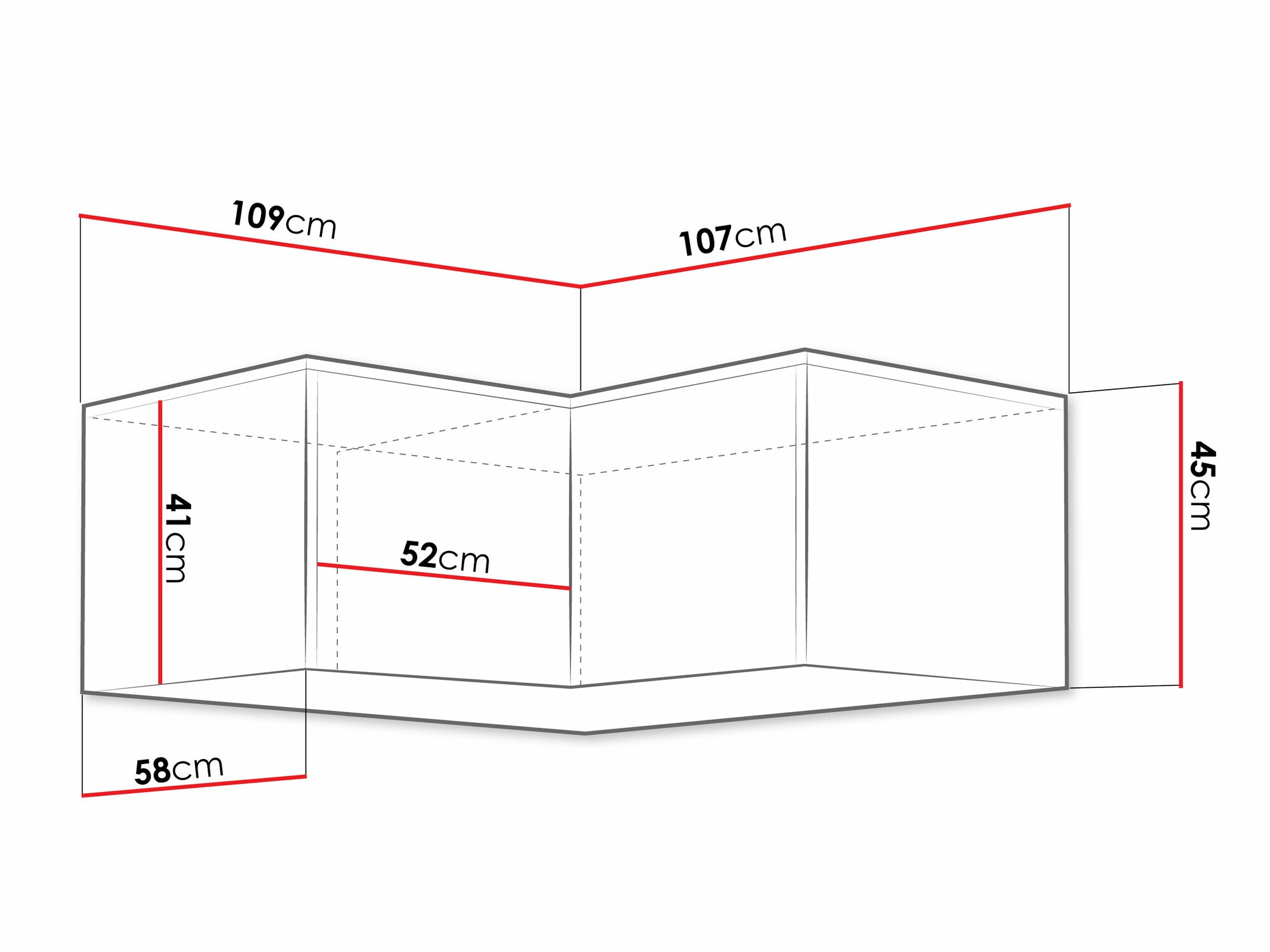 Sarokszekrény Honolulu 243