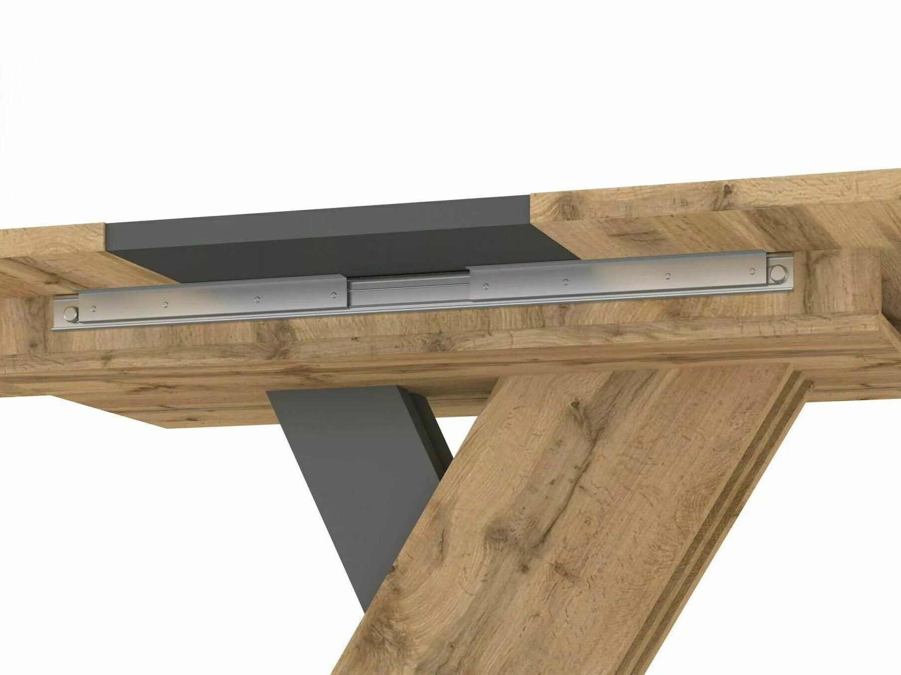 Asztal Detroit 568 (Artisan tölgy + Antracit)